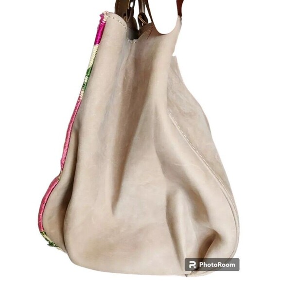 Akarenni Embroidered Leather Bag Mexico Large - Picture 6 of 8